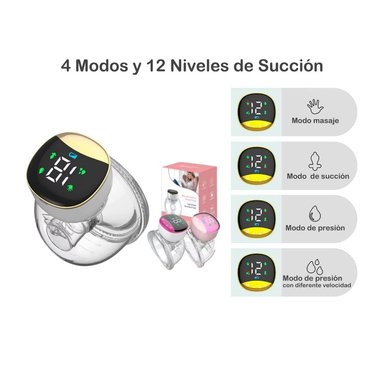 EXTRACTOR LECHE MANOS LIBRES CON BOLSAS RECOLECTORAS - 2