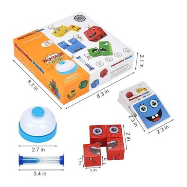 JUEGO DIDÁCTICO ROMPECABEZAS CUBOS EMOCIONES NIÑOS - 3