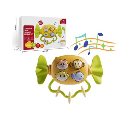 Sonajero Caramelo Musical Sensorial para Bebé
