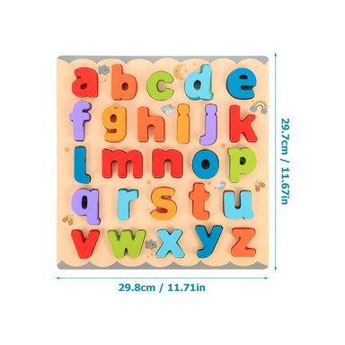 Tablero Didáctico Multifuncional 3 en 1 – Abecedario, Encaje y Pizarra para Niños - 3