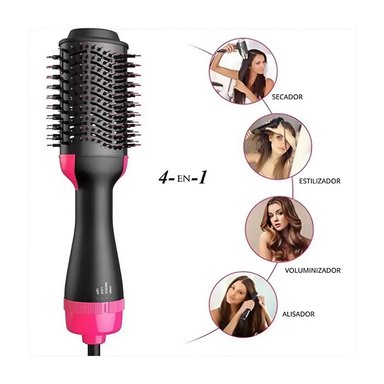 CEPILLO SECADOR ALISADOR DE CABELLO MULTIFUNCIÓN 1000W