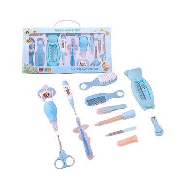 KIT COMPLETO DE CUIDADO PERSONAL PARA BEBÉ NIÑO - 13 PZS.