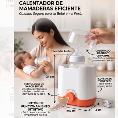 Calentador de Biberones Doble Multifunción - Esterilizador y Temperatura Constante - 2