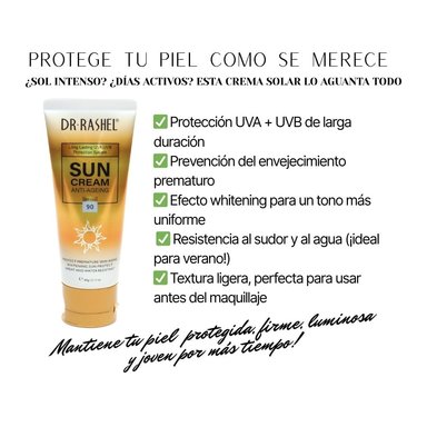 PROTECTOR FACIAL ANTI-AGING SPF90+++ DR RASHEL 60GR - 2