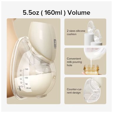 EXTRACTOR DE LECHE ELÉCTRICO PORTÁTIL MANOS LIBRES SANTOLEE - 2
