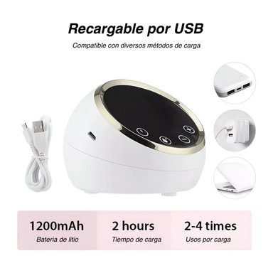 EXTRACTOR DE LECHE DOBLE PORTÁTIL RECARGABLE CON PANTALLA LED - 4
