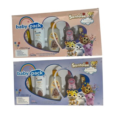 SANTOLEE KIT COMPLETO HIGIENE Y CUIDADO PARA BEBÉ NIÑA BABY PACK X 5PCS - 3