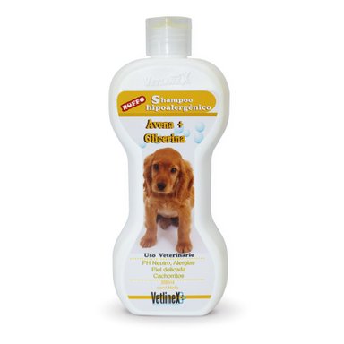SHAMPOO PERRO Y GATO VETLINEX HIPOALERGENICO LAVANDA / LIMÓN HIPOALERGÉNICO AVENA + GLICERINA 300 ML