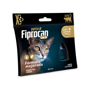 ANTIPULGAS GATO FIPROCAN PIPETA 2 KG - 8 KG 8KG