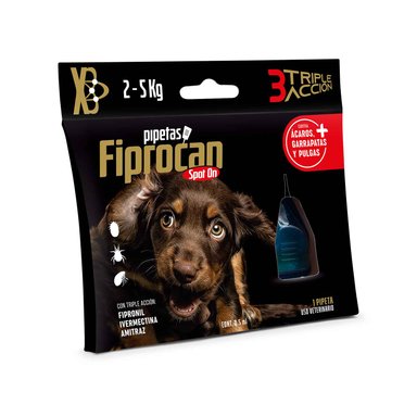 ANTIPULGAS PERRO FIPROCAN PIPETA 2 KG - 5 KG