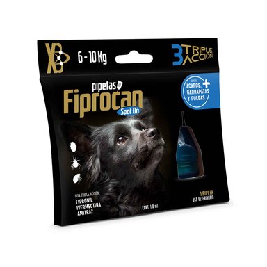 ANTIPULGAS PERRO FIPROCAN PIPETA 2 KG - 10 KG