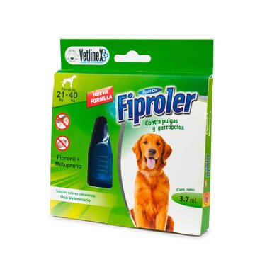 ANTIPULGAS PERRO FIPROLER PIPETA 21 KG - 40 KG
