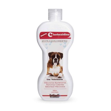 SHAMPOO PERRO Y GATO VETLINEX LAVANDA / LIMÓN MEDICADO CLORHEXIDINA 300 ML