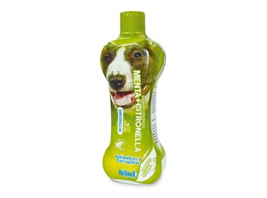 SHAMPOO PERRO Y GATO VETLINEX ECOLÓGICO MENTA + CITRONELLA 500 ML