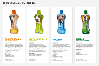SHAMPOO PERRO Y GATO VETLINEX PARA PERRROS VITALDERM ANTIPULGAS 500 ML - 3