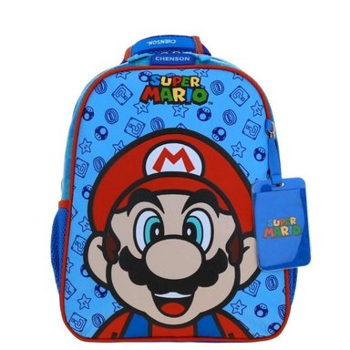 MOCHILA NINTENDO MB66130-9 ESCOLAR A4 SUPER MARIO AZUL