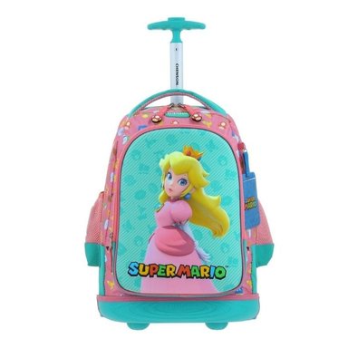 MOCHILA CON RUEDAS GRANDE PEACH NINTENDO