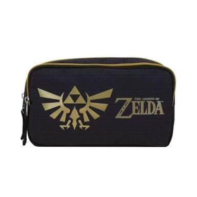 CARTUCHERA ESCOLAR NEGRA ZELDA-MIPHA