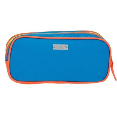 CARTUCHERA NINTENDO MB63640-9 ESCOLAR AZUL MARIO BROS KARTE - 2