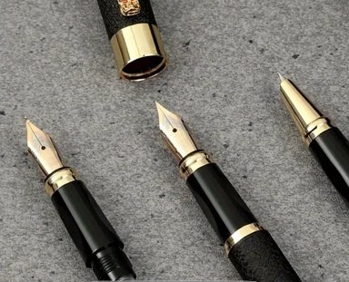 LAPICERO PLUMA FUENTE DE LUJO RECARGABLE 3 PUNTAS BOLIGRAFO