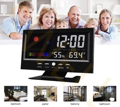 HIGROMETRO RELOJ ESTACION METEOROLOGICA