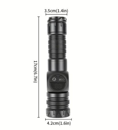 LINTERNA LED RECARGABLE PROFESIONAL - 2