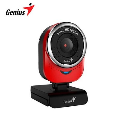 CAMARA WEB GENIUS QCAM 6000 FHD 1080P USB RED - 1