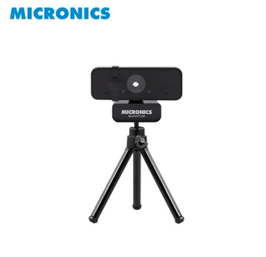CAMARA WEB MICRONICS QUANTUM MIC W700 RESOLUCIÓN 2K MICROFONO INCORPORADO CONEXION USB + TRIPODE - 3