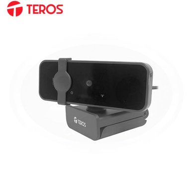 WEBCAM TEROS TE-9072 2K MICROFONO INCORPORADO + TRIPODE CONEXIÓN USB 2.0 - 2