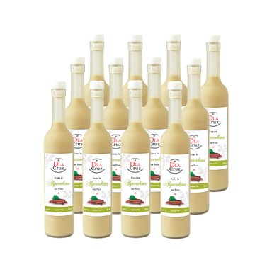 CREMA PISCO BODEGA D'LA CRUZ CAJA 500 ML 12 ALGARROBINA