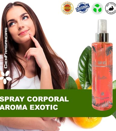 BODY MIST EXOTIC VEGANO CIENFRAGANCIAS CIEN ESENCIAS 200ML