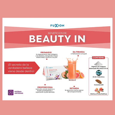 COLÁGENO BEAUTY IN FUXION 28 STICKS 140GR - 3
