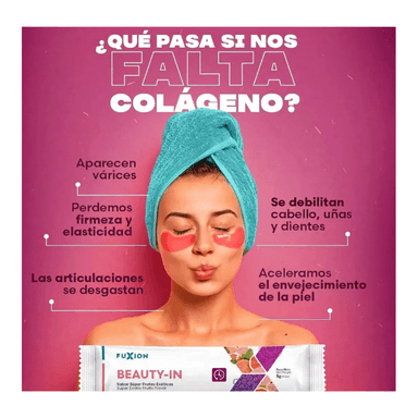 COLÁGENO BEAUTY IN FUXION 28 STICKS 140GR - 4