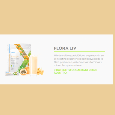 FUXION FLORA LIV SUPLEMENTO NUTRICIONAL BOLSA 28 UNIDADES - 4