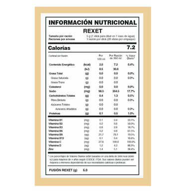 SUPLEMENTO FUXION REXET 28 STICKS - 2