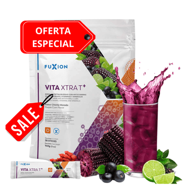 SUPLEMENTO FUXION VITA XTRA T+ ENERGÍA FÍSICA Y MENTAL 28 STICKS