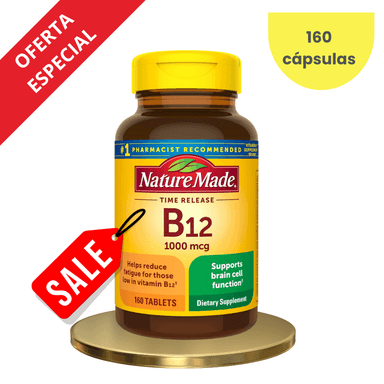 B12 VITAMINA B12 NATURE MADE 160 PASTILLAS