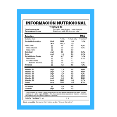 SUPLEMENTO FUXION THERMO T3 Y PRUNEX PACK 2 BOLSAS - 3