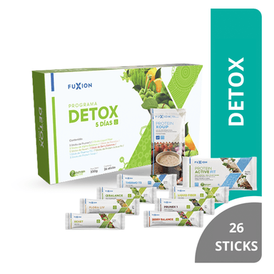 SUPLEMENTO FUXION DETOX 5 DIAS 26 STICKS