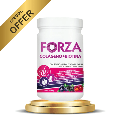 COLÁGENO FORZA CON BIOTINA 450G