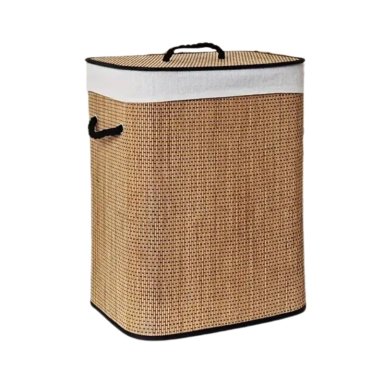 CESTA TACHO PARA ROPA MULTIUSOS DE BAMBÚ