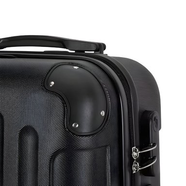 MALETA DE VIAJE GRANDE 23KG NEGRO - 5