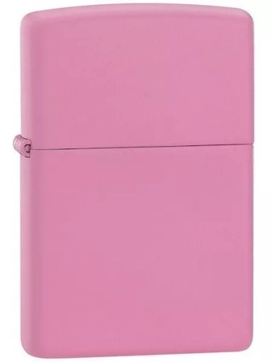ENCENDEDOR ZIPPO REGULAR ROSADO MATE