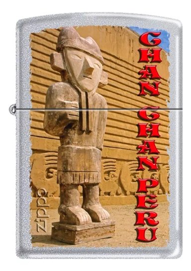 ENCENDEDOR ZIPPO SATIN PERU CHAN CHAN