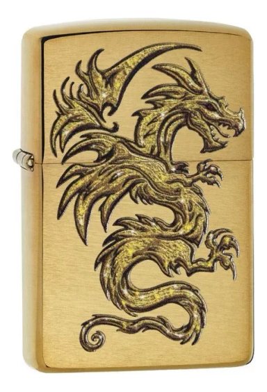 ENCENDEDOR ZIPPO DRAGON DESIGN