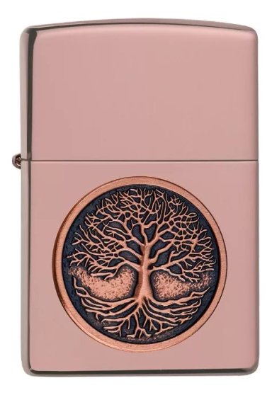 ENCENDEDOR ZIPPO TREE OF LIFE EMBLEM