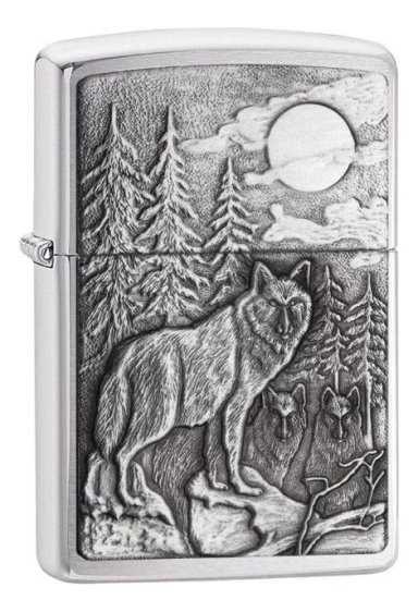 ENCENDEDOR ZIPPO TIMBERWOLVES