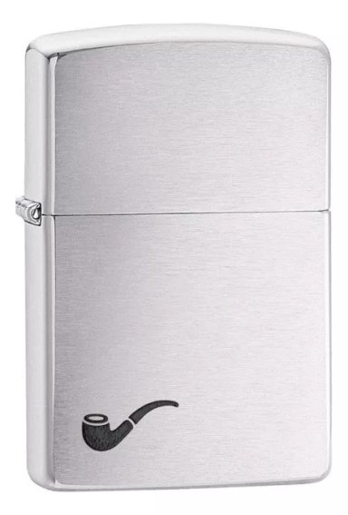 ENCENDEDOR ZIPPO PIPE BRUSHED CHROME