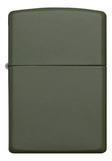ENCENDEDOR ZIPPO CLASSIC GREEN MATTE LOGO 221ZL