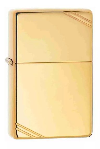 ENCENDEDOR ZIPPO VINTAGE HIGH POLISH BRASS DORADO ZP270